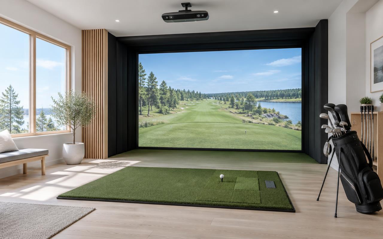 golfsimulator — illustrativ bild av objekttypen