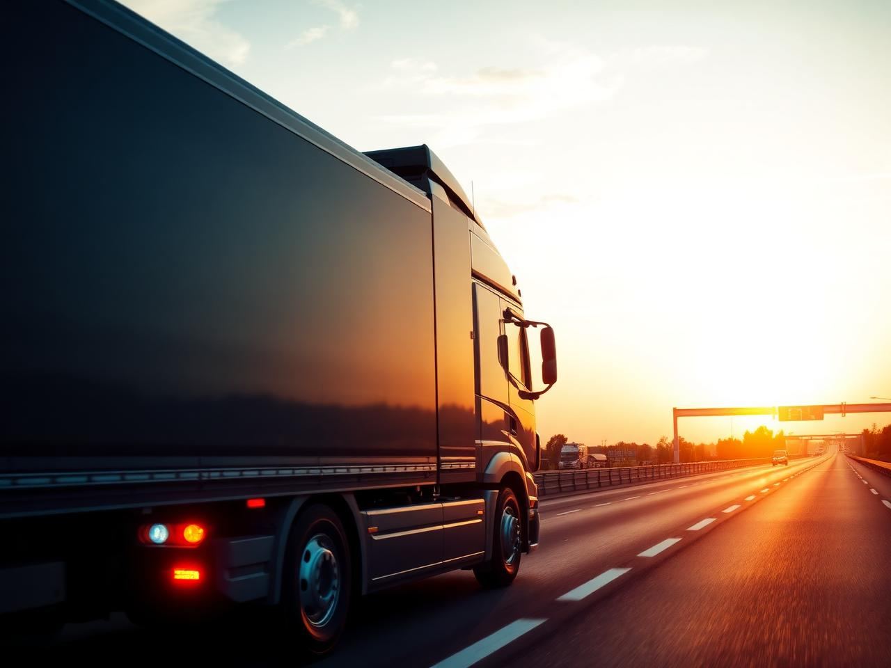 Lastbilar och dragbilar i arbete — utrustning vi finansierar inom transport